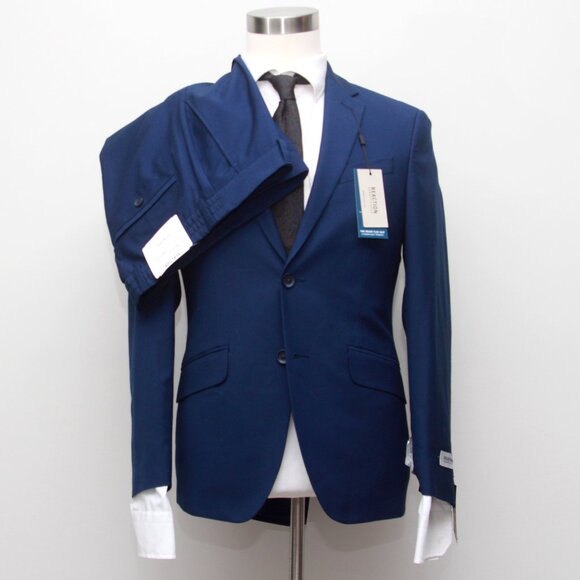 36S Kenneth Cole Reaction 2 pc Suit Blazer Jacket Mismatched Pants 31W E02115‎ - Picture 9 of 12